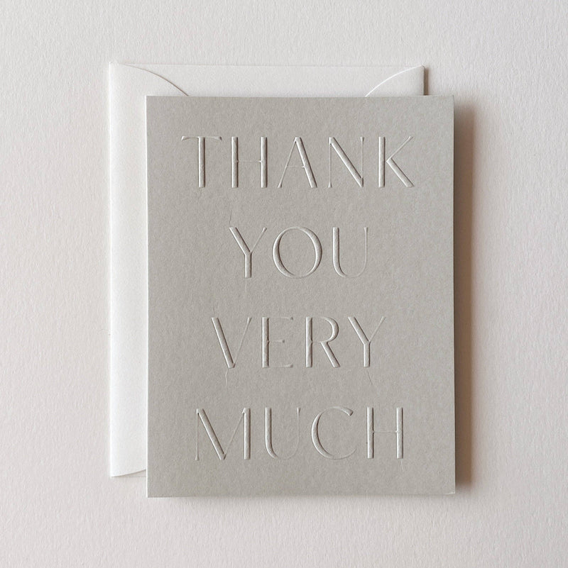 Thank You No. 10 Card