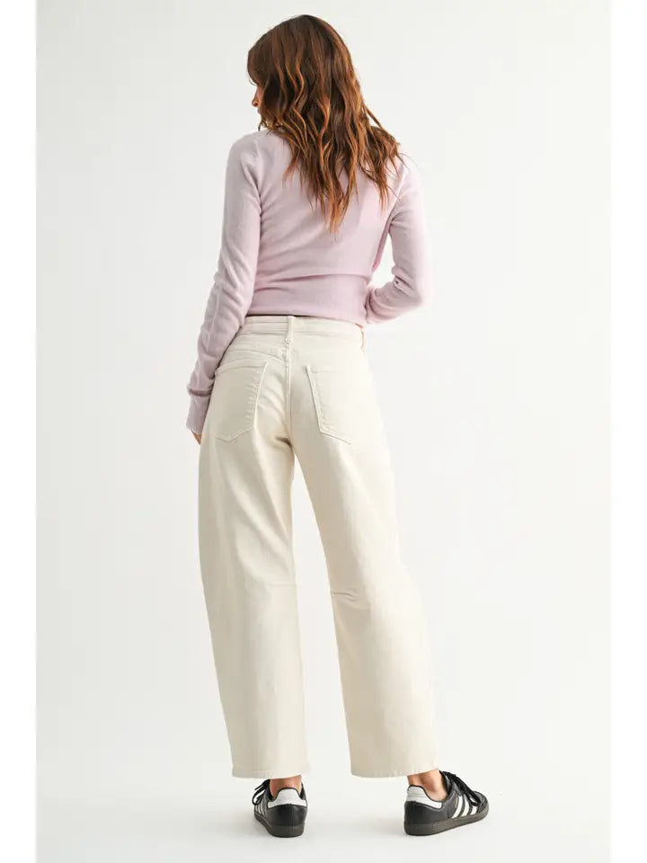 Utility Barrel Jean (ecru)