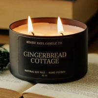 Gingerbread Cottage Black Tin - 12 oz (Copy)