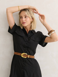 Genuine Suede Chain Buckle Belt - GEORGE-MARY'S