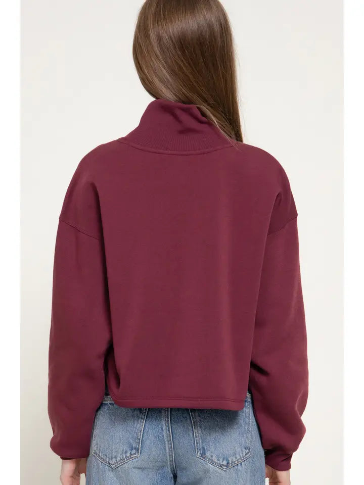 Turtleneck Sweater (burgundy)