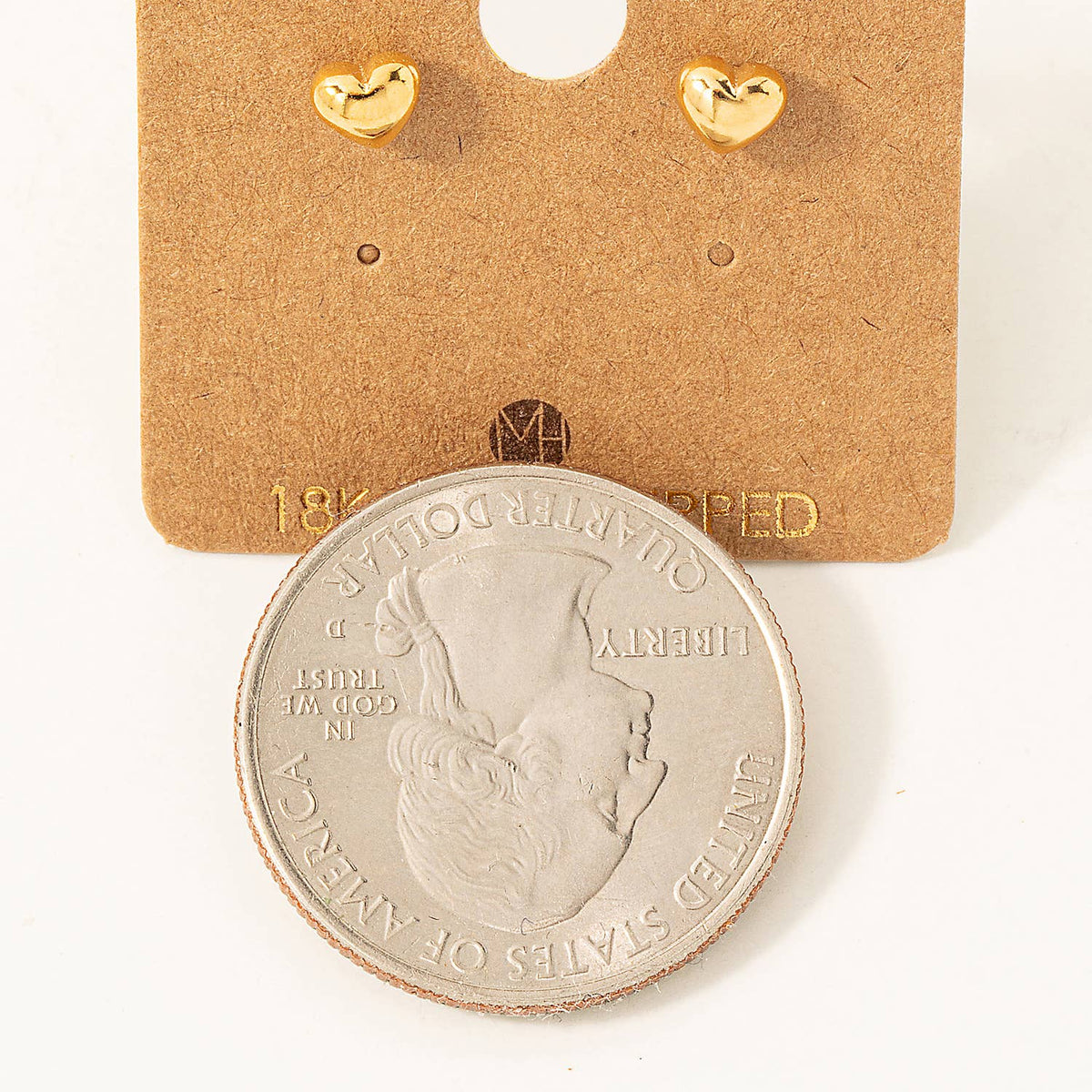 Mini Heart Stud Earrings - GEORGE-MARY'S