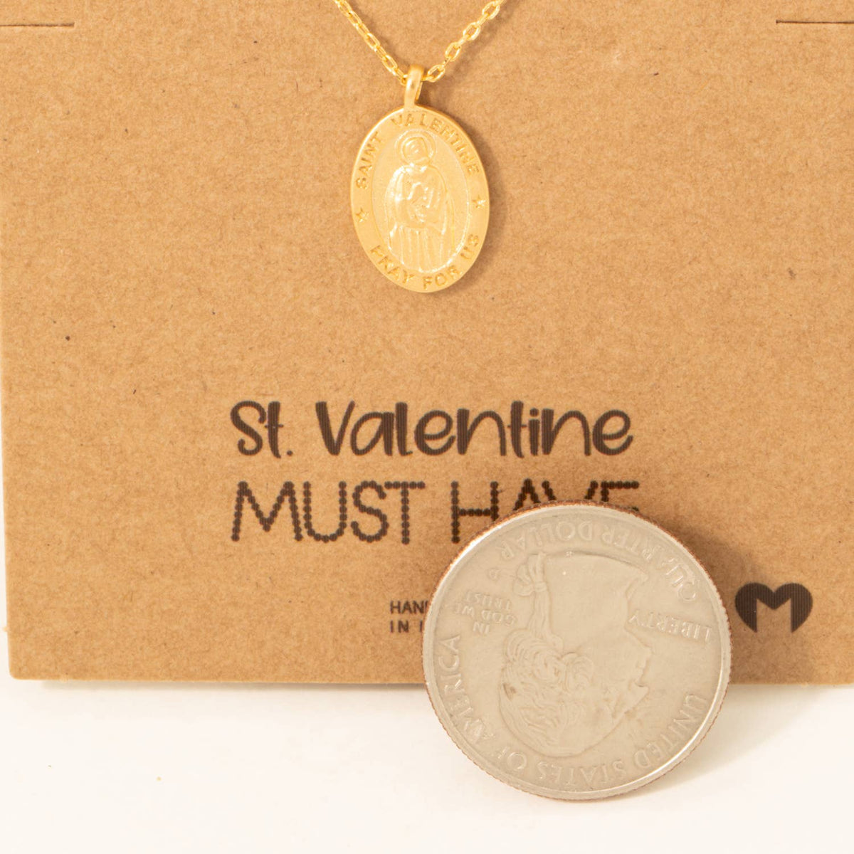 Saint Valentine Pendant Necklace - GEORGE-MARY'S