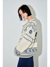 Apres Ski Sweater (cream/blue)