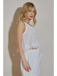 Warner Lace Crop Cami