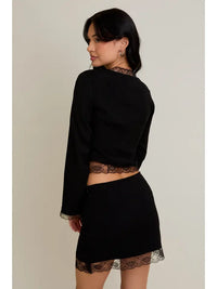 Black Lace Skirt