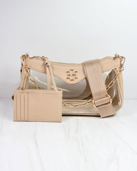Cassidy Clear Crossbody NUDE