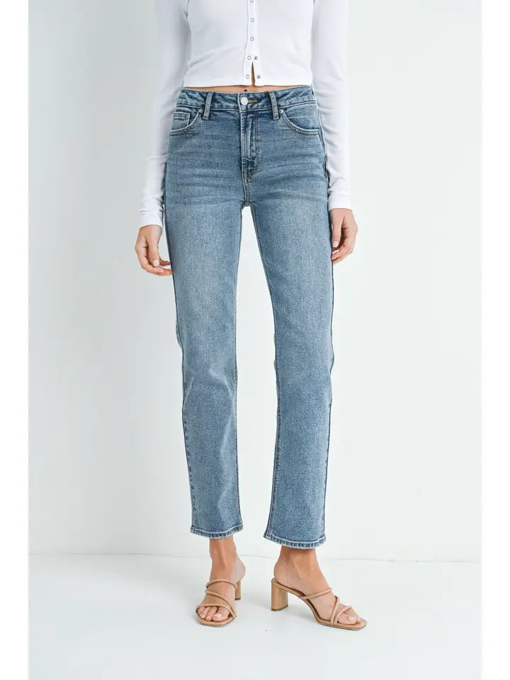 Clean Stretch Straight Leg Denim