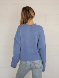 The Piper Cardigan (dusty blue)