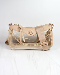Cassidy Clear Crossbody NUDE
