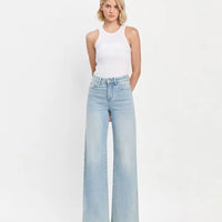 Vivie High Rise Wide Leg Jeans