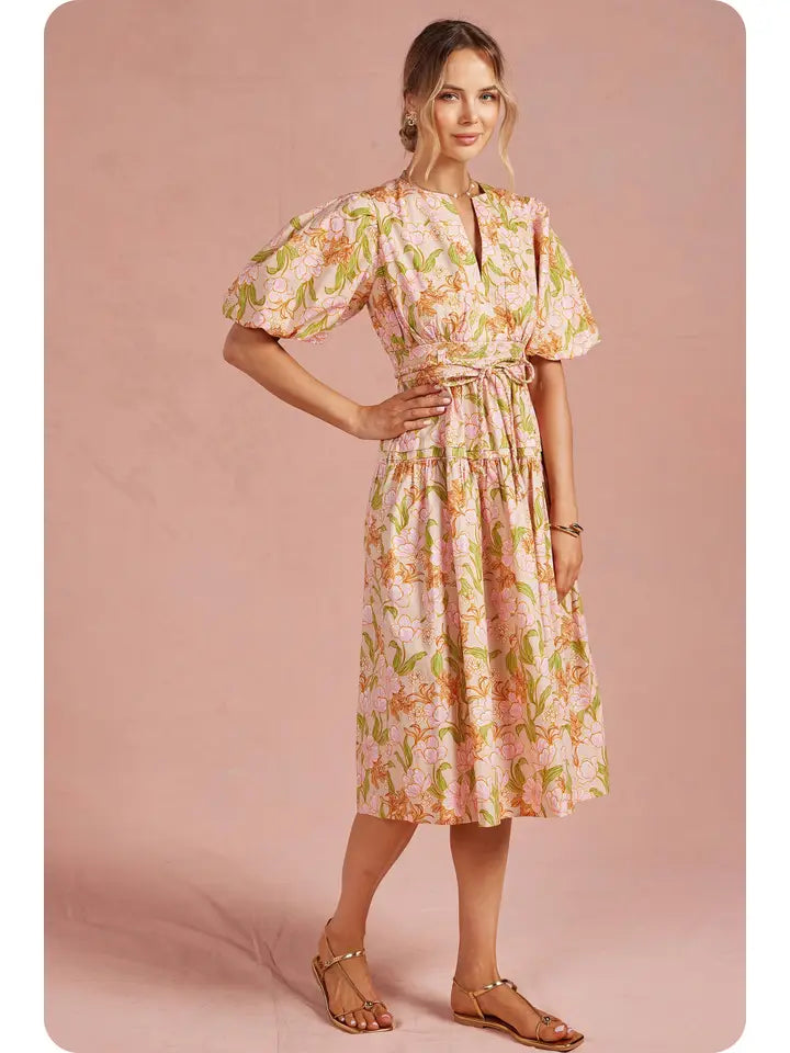 Meadow Puff Sleeve Dress - GEORGE-MARY'S