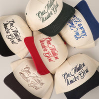 One Nation Under God Trucker Hat ( 3 colors)