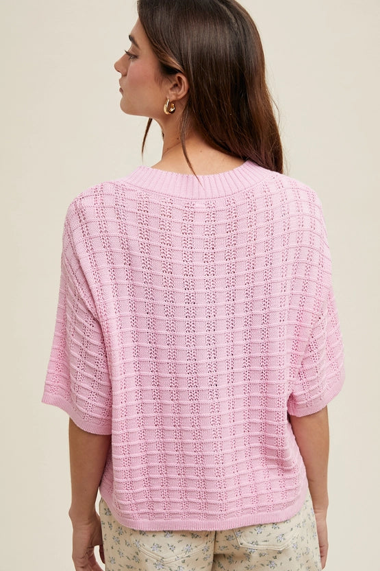 The Mary Cardigan (pink)