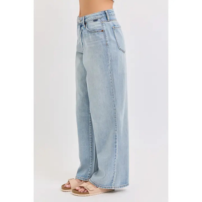 Superlight Midrise Wide Leg Denim