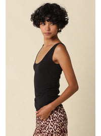 Townes Rib Tank( black)