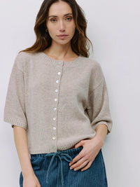 The Stacey Cardigan (beige) - GEORGE-MARY'S