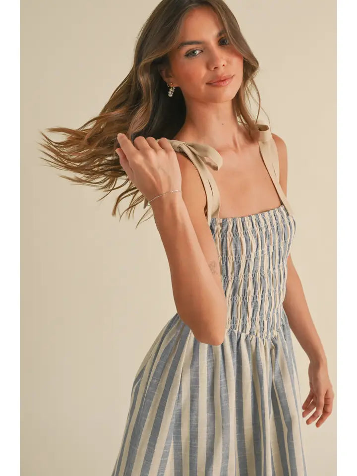 Penelope Striped Dress