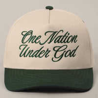 One Nation Under God Trucker Hat ( 3 colors)
