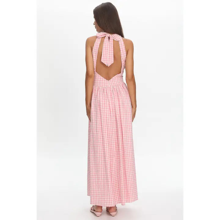 Polly Gingham Maxi Dress