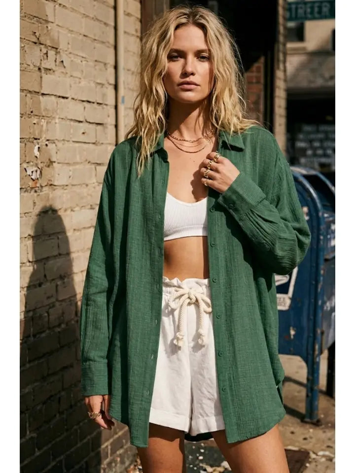 Daydream Button-Down (forest) - GEORGE-MARY'S