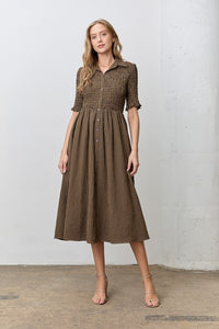 Gingham Maxi Dress