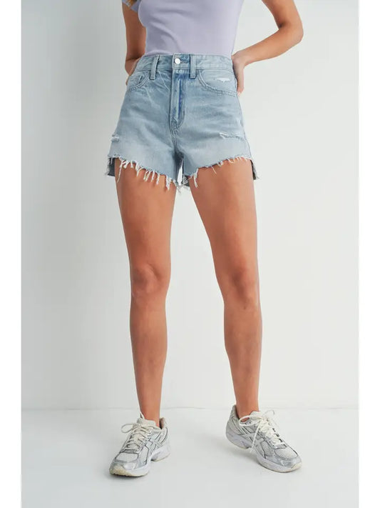 Vintage Frayed Hem Shorts