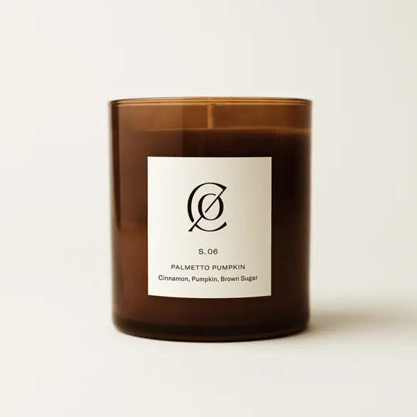 S. 06 Palmeto Pumpkin Candle