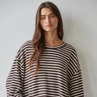 Hughes Striped Boxy Tee