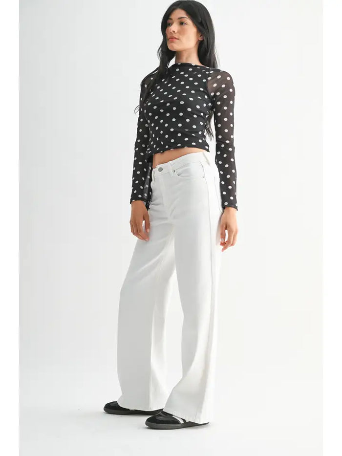 High Rise Straight Leg Jeans