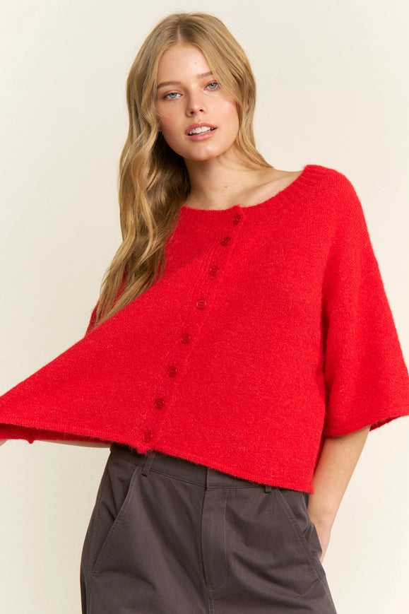 The Penny Cardigan (red)