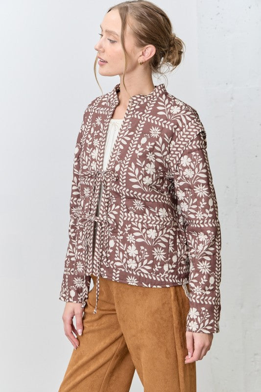 Sophia Floral Quilted Jacket