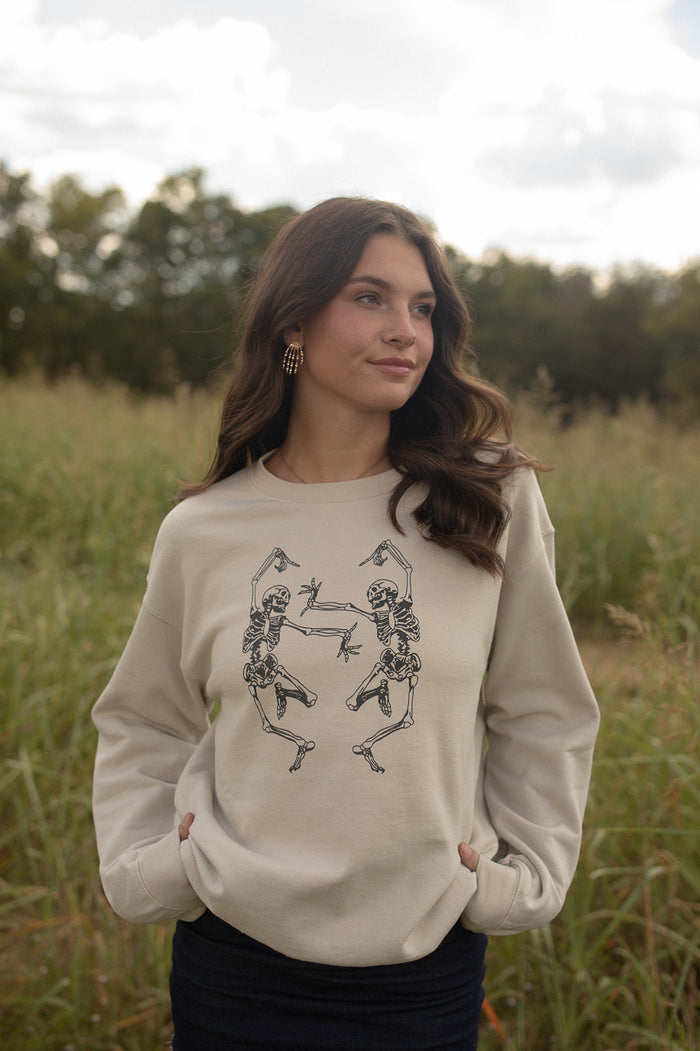 Skeleton Sweatshirt (sand)