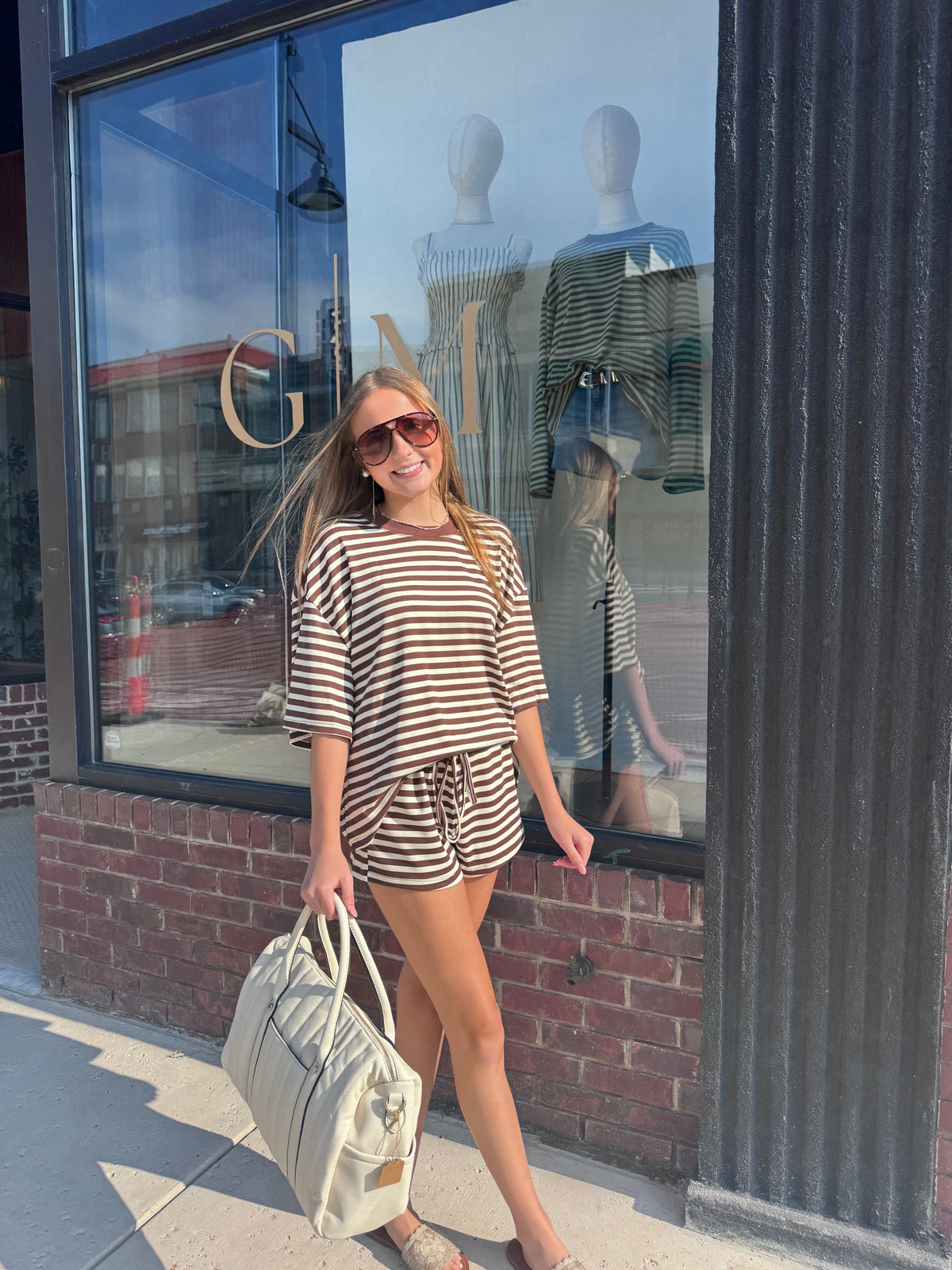 Laid Back Weekend Stripe Tee