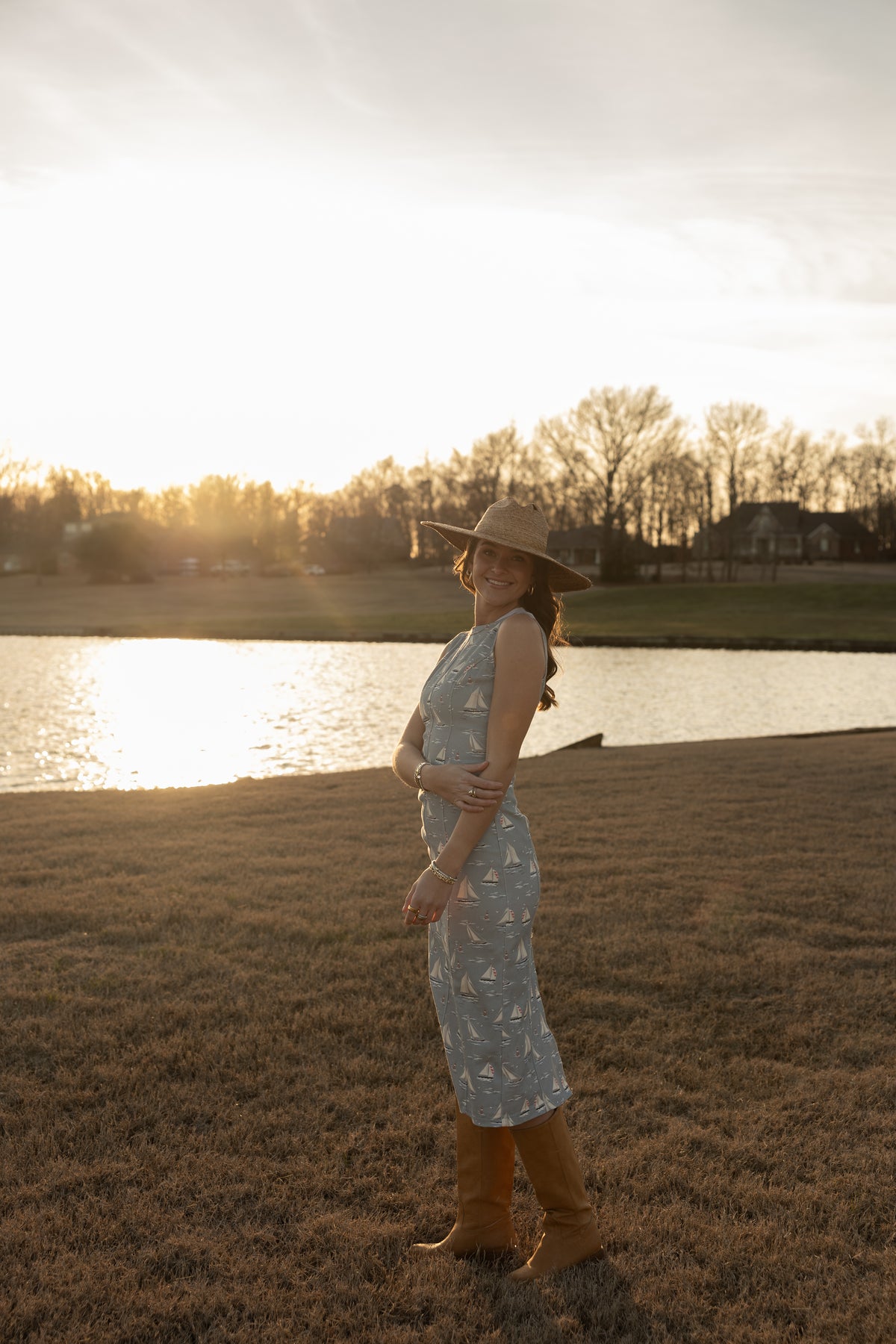 Sailboat Midi Dress