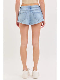 Krewes Cuffed Denim Shorts