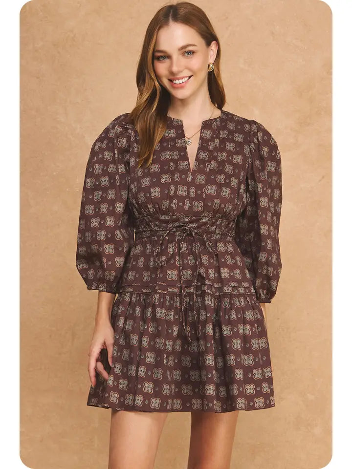 Foulton Smocked Dress