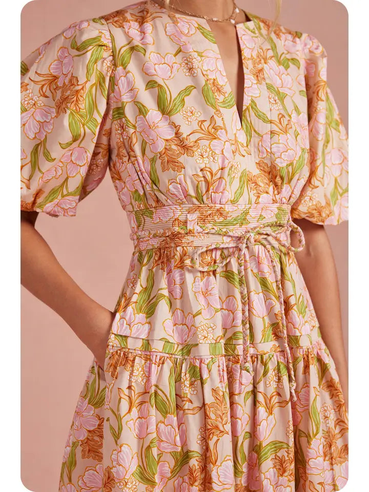 Meadow Puff Sleeve Dress - GEORGE-MARY'S