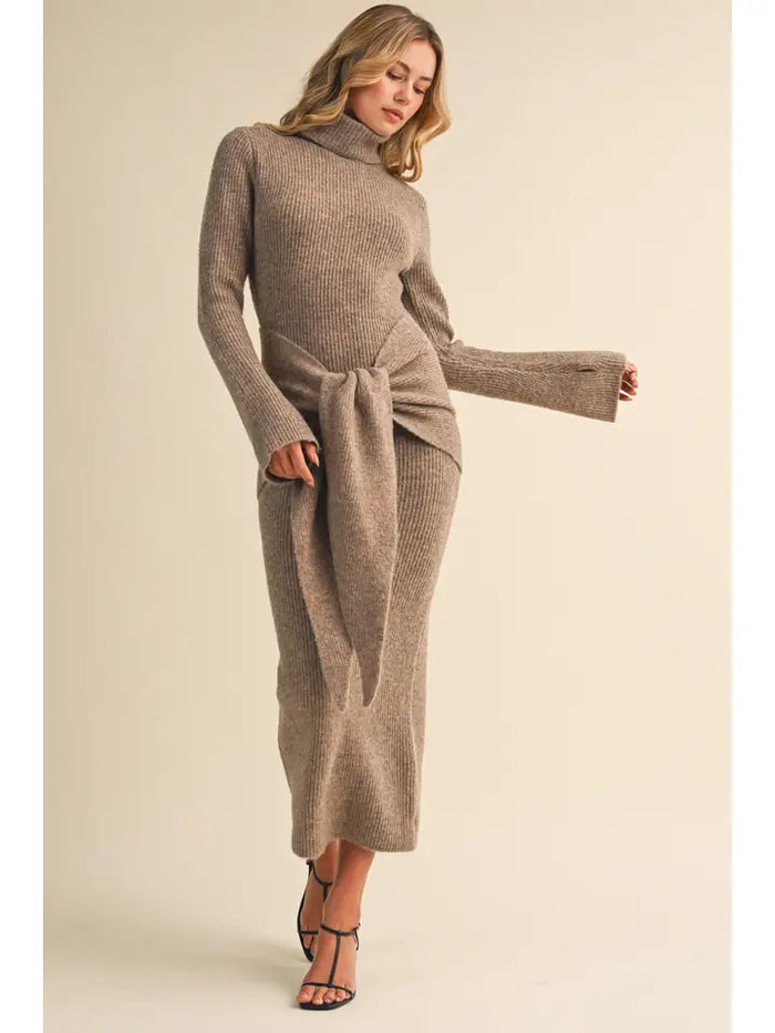 Rhy Ribbed Dress - GEORGE-MARY'S