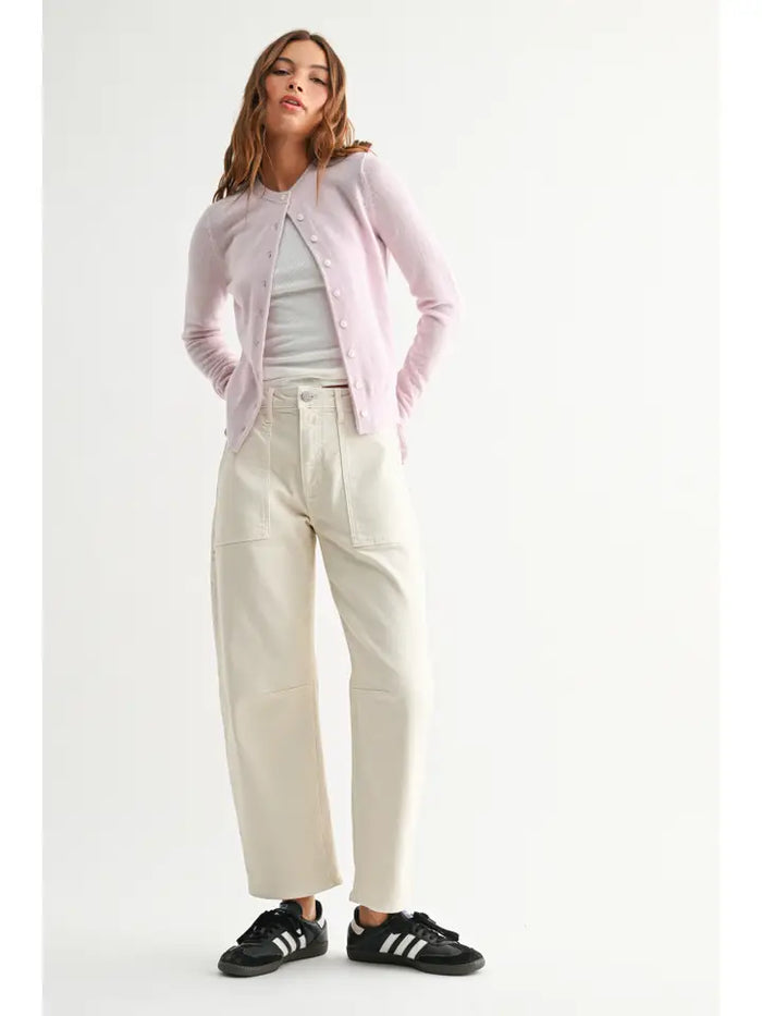 Utility Barrel Jean (ecru)