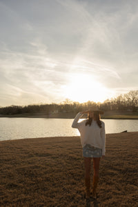 Sailboat Skort (dusty blue)