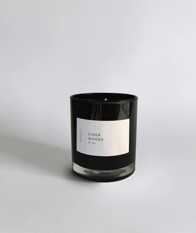 Lightwell Black Tumbler Candles (cider woods)