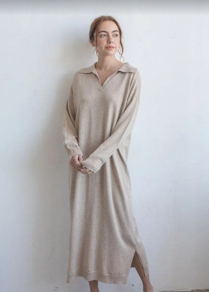 The Percy Sweater Dress (natural)