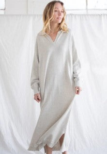The Percy Sweater Dress (heather grey)