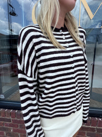 Piper Cardigan (dark wine)