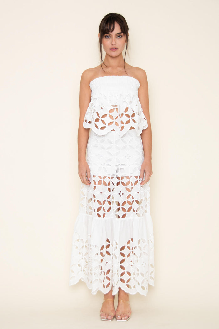 Sabrina Embroidery Top