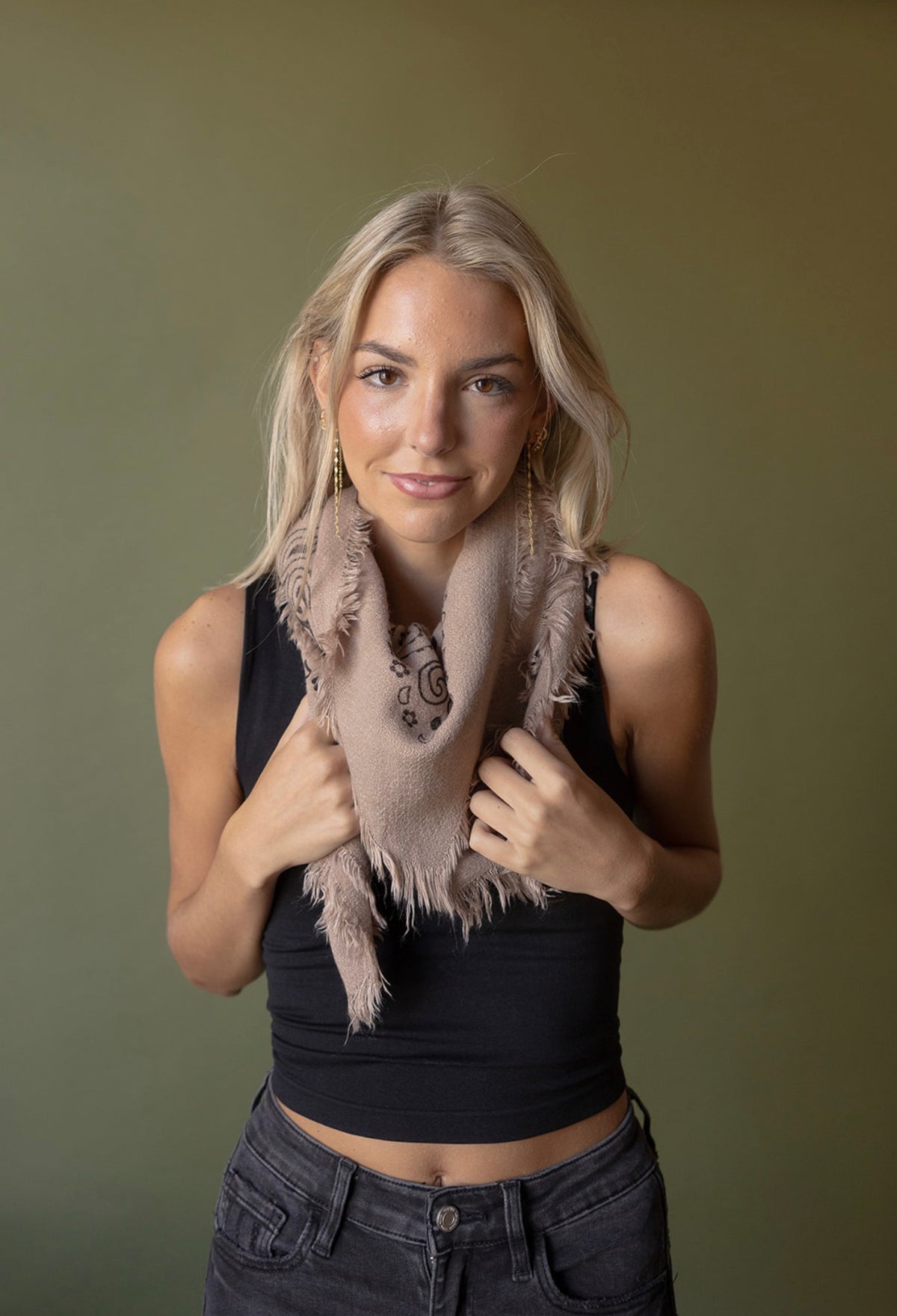 Paisley Print Scarf (4 colors)