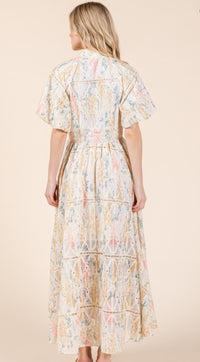 Westside Village Floral Midi Dress