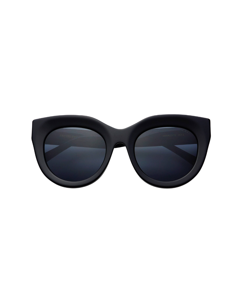 CharlotteCat Eye Sunglasses (black)