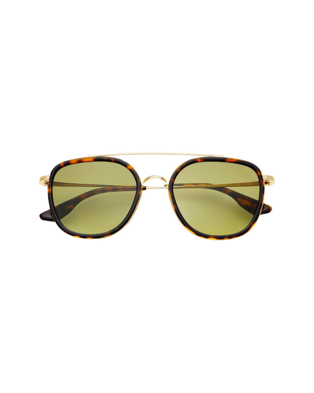 Weston Acetate Round Unisex Sunglasses (fade green)